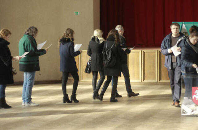 Iš anksto antrame ture balsavo beveik 6 proc. rinkėjų