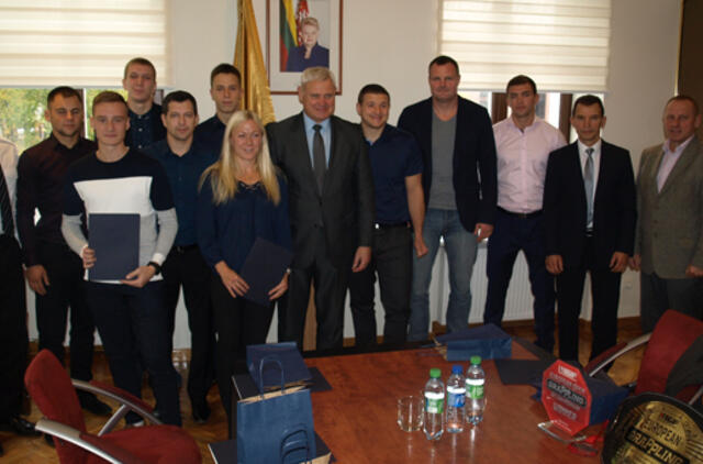 Kovinio sporto laureatams - mero padėka