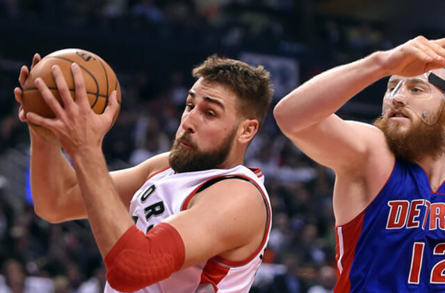 Jono Valančiūno indėlis į "Raptors" komandos pergalę - 32 taškai ir 11 atkovotų kamuolių
