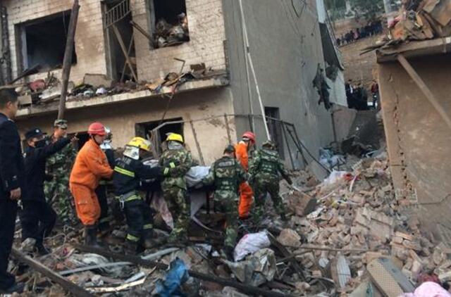 Sprogimas Kinijoje nusinešė 10 gyvybių, 157 žmonės sužeisti