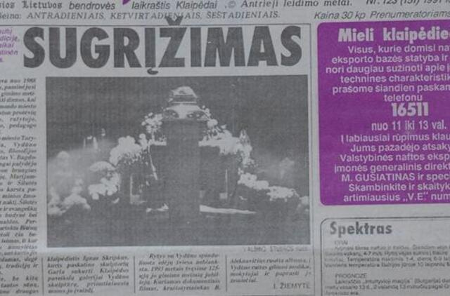 "Vakarų ekspresas". 1991 10 22