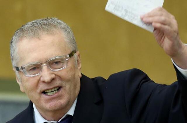 Vladimiras Žirinovskis: jei JAV prezidento rinkimus laimės Hilari Klinton, grės branduolinis karas
