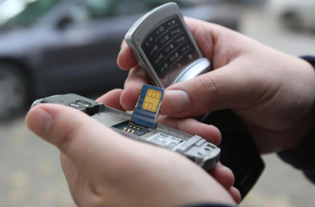 Vyriausybėje iš esmės sutarta, kad reikėtų registruoti išankstinio mokėjimo SIM korteles