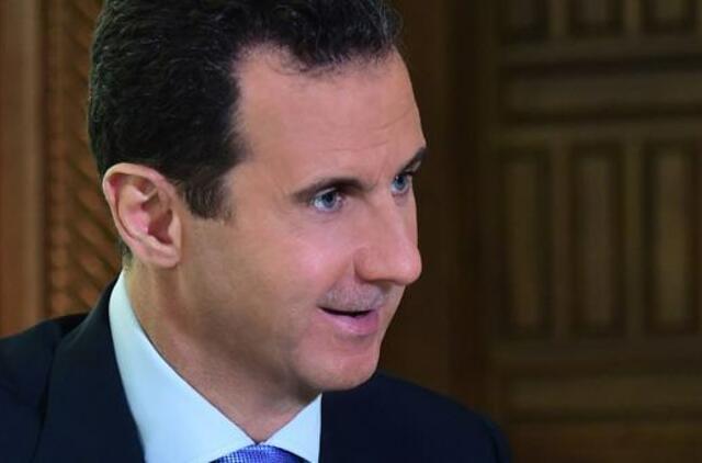 Bašaras al Asadas tikisi, kovojant su terorizmu Donaldas Trampas bus jo sąjungininkas