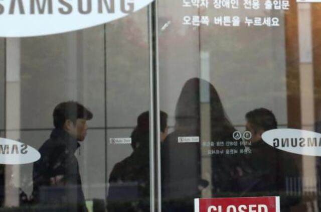 Dėl įtarimų korupcija - reidas "Samsung" biure