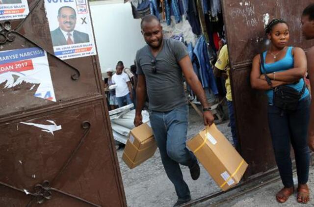 Haityje vyksta prezidento rinkimai