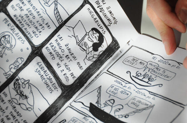 Į KKKC kiemą grįžta istorinės komiksų dirbtuvės