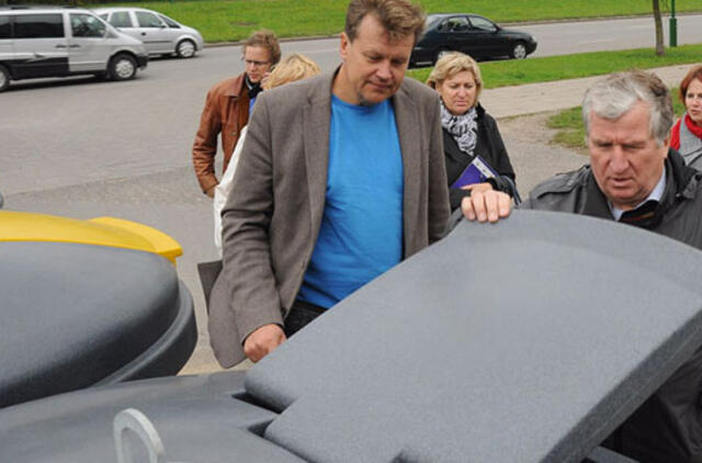 Konteinerių vietas gali siūlyti ir gyventojai