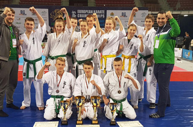 Shodaniečiai Europos jaunučių čempionate iškovojo visų spalvų medalius
