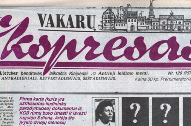 "Vakarų ekspresas". 1991 11 05