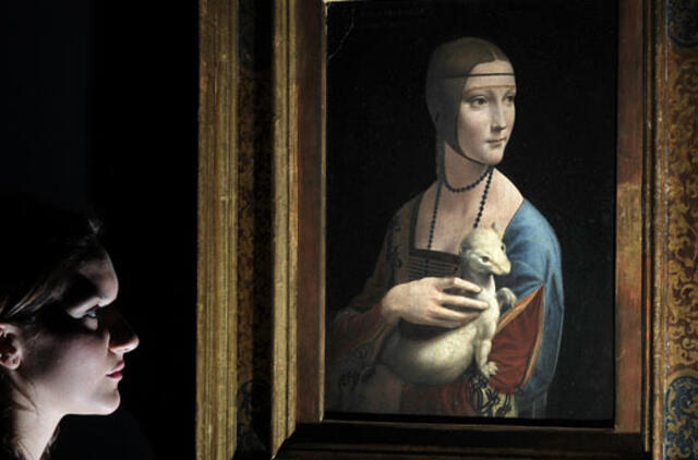 Lenkija ketina pirkti Leonardo da Vinčio paveikslą "Dama su šermuonėliu"