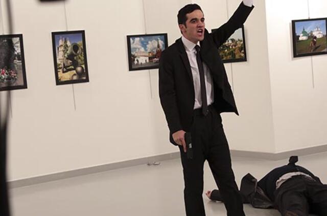 Nušautas Rusijos ambasadorius Turkijoje