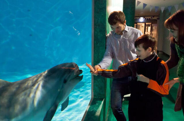 Padėkojo delfinų terapijos rėmėjams