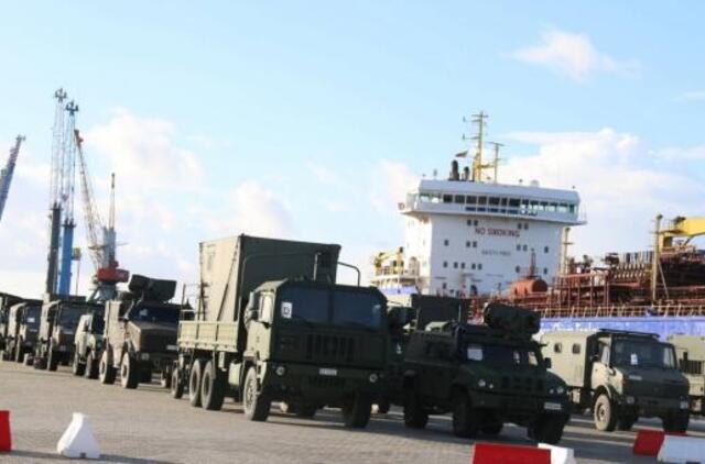 Į Klaipėdą atplauks belgų karinė technika