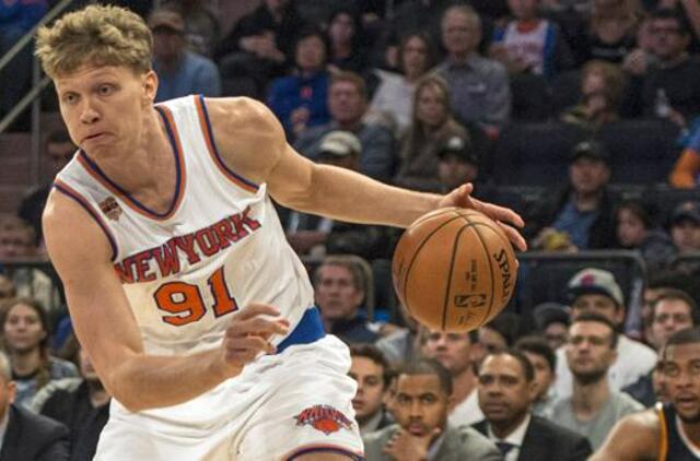 "Knicks" su Mindaugu Kuzminsku nutraukė šešių pralaimėjimų seriją