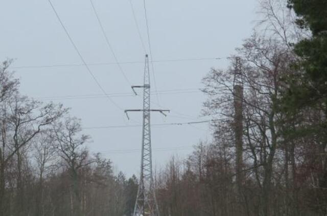 Kuršių nerijoje elektros laidus kiš po žeme