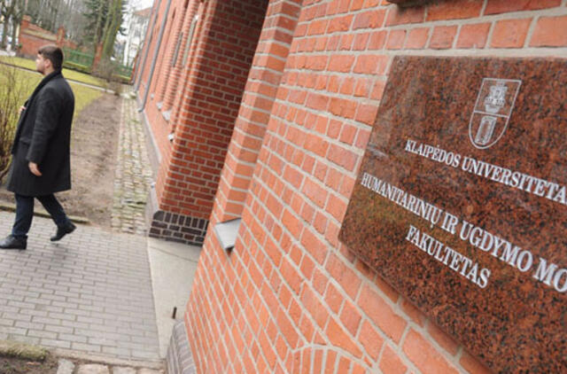 Mato jūrinę Klaipėdos universiteto ateitį
