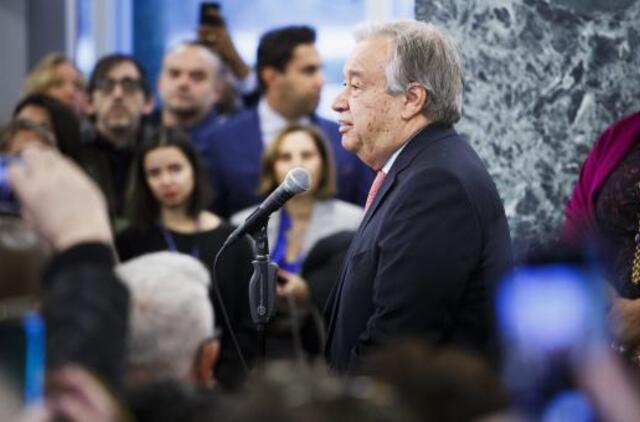 Naujasis Jungtinių Tautų vadovas: aš negaliu padaryti stebuklų