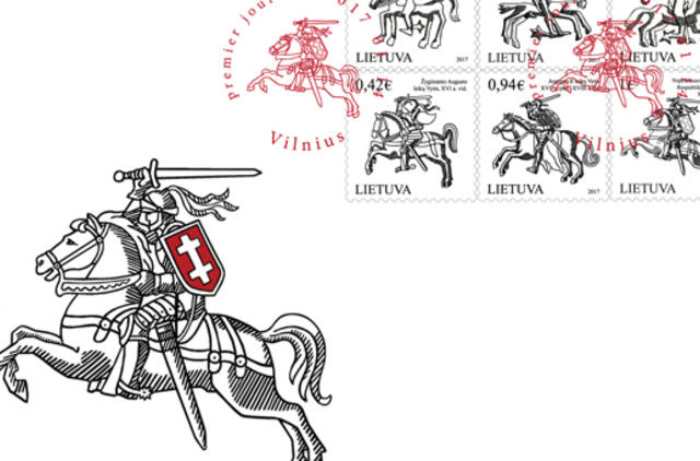 Naujuose pašto ženkluose – raitelio Vyčio istorinė kelionė