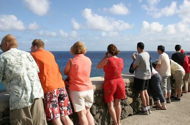 Pernai pasaulyje vėl augo turistų skaičius