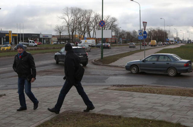 Pėsčiųjų perėjų mieste nepadaugės