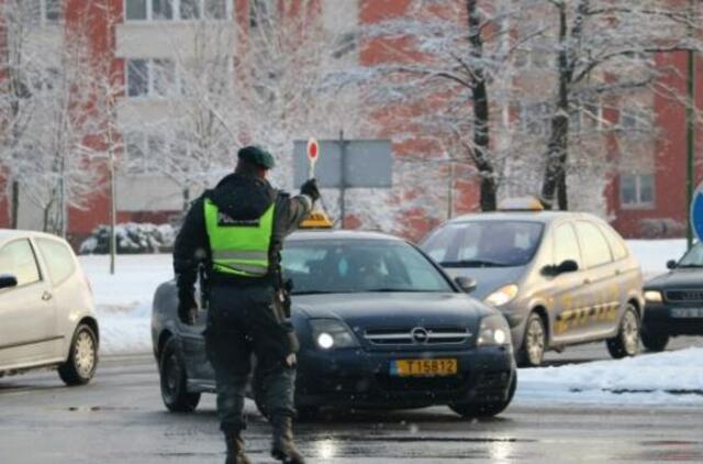 Savaitgalį - policijos reidų virtinė