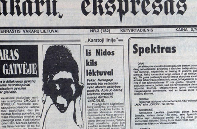 "Vakarų ekspresas". 1992 01 09, 10 ir 11