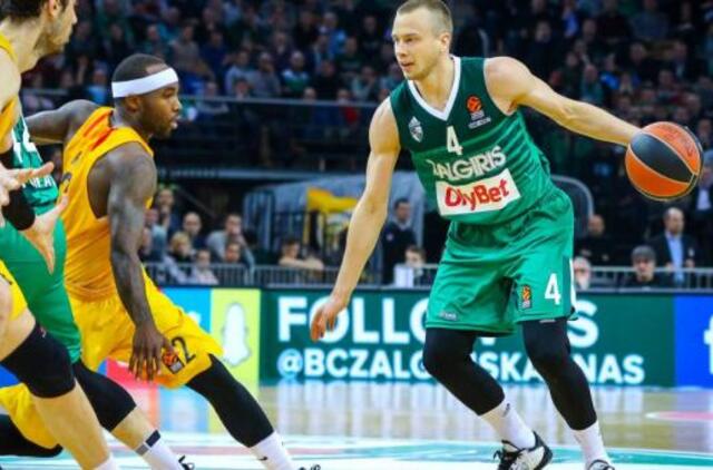 Kauno "Žalgiris" Eurolygoje pasiekė trečiąją pergalę iš eilės