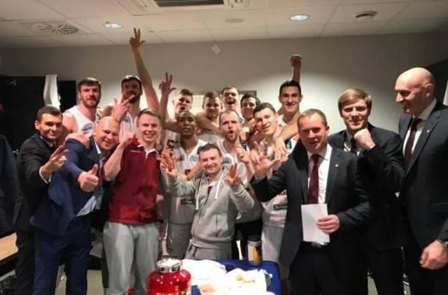 "Lietkabelio" krepšininkai Europos taurės turnyrą užbaigė pergale