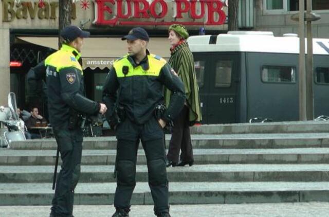 Nyderlandų policija neutralizavo sprogstamąjį įtaisą Amsterdamo centre