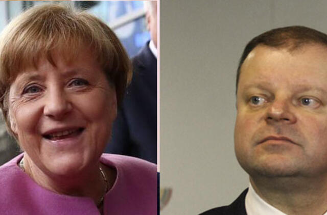 Premjeras susitiks su Vokietijos kanclere Angela Merkel