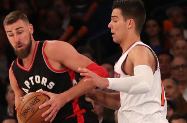 "Raptors" su Jonu Valančiūnu nugalėjo Mindaugo Kuzminsko ekipą