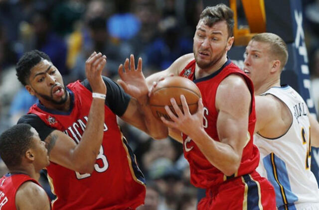 Donatas Motiejūnas blykstelėjo per rungtynes Denveryje