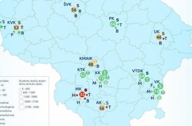 Įvertino kolegijų potencialą: sunerimti reiktų ne tik universitetams
