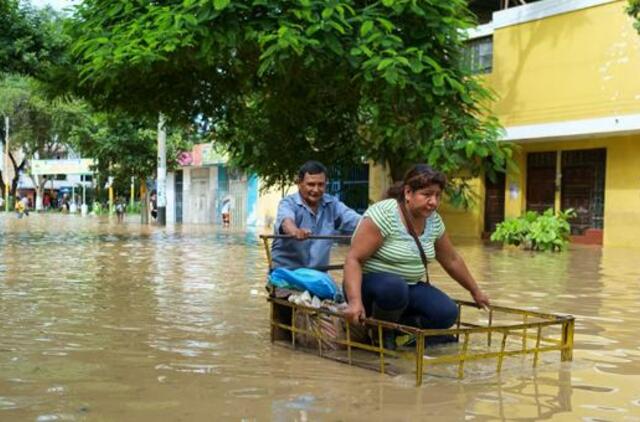 Kinija skyrė finansinę pagalbą potvynių nusiaubtai Peru
