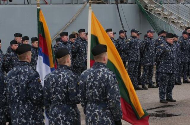 Lietuvos kariai išlydimi į misiją Viduržemio jūroje