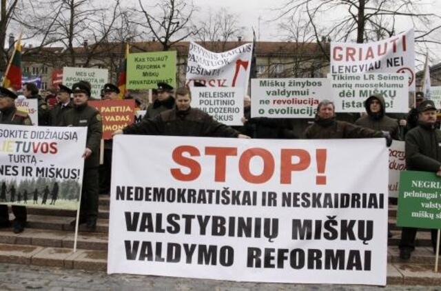 Miškininkams teks taikytis su reforma