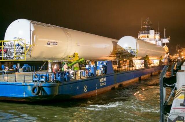 Naktį per miestą keliaus SGD paskirstymo stočiai skirtos talpyklos