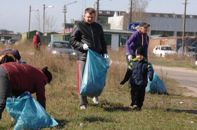 Savivaldybė kviečia švarinti miestą