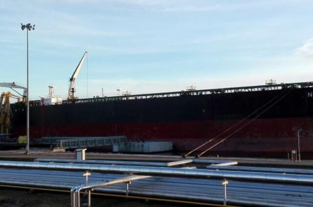 Terminale kraunamas rekordinis kiekis mazuto