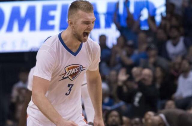 "Thunder" su Domantu Saboniu pralaimėjo "Blazers" ekipai
