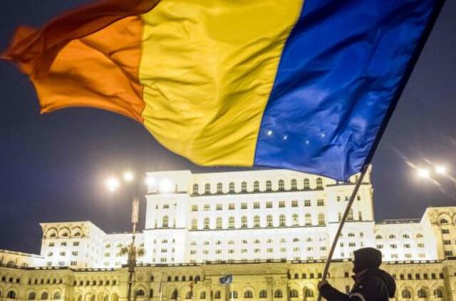 Tūkstančiai rumunų vėl dalyvavo antivyriausybinėje demonstracijoje