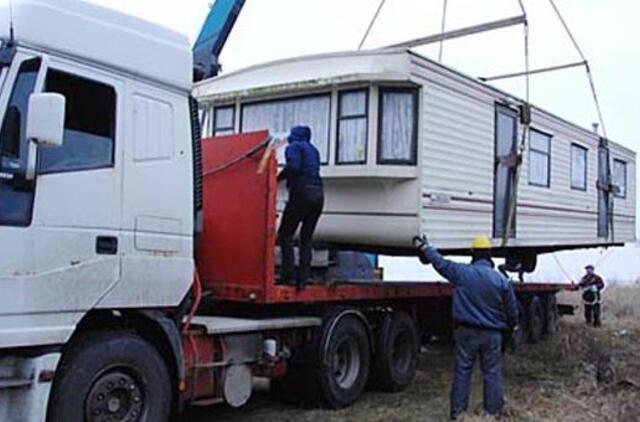 Veiviržėniškių šeimai nugriauti gyvenamojo vagonėlio neteks