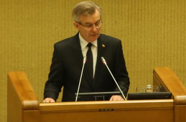 Viktoras Pranckietis: ne tik ekonominė gerovė gali išugdyti tikėjimą Lietuva