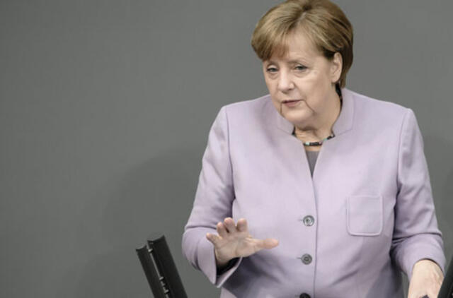Angela Merkel perspėja britus neturėti iliuzijų