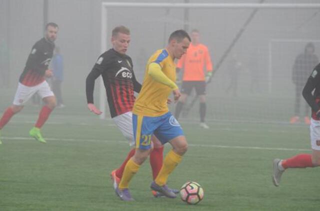 "Atlanto" futbolininkai sužaidė lygiosiomis su "Trakais"