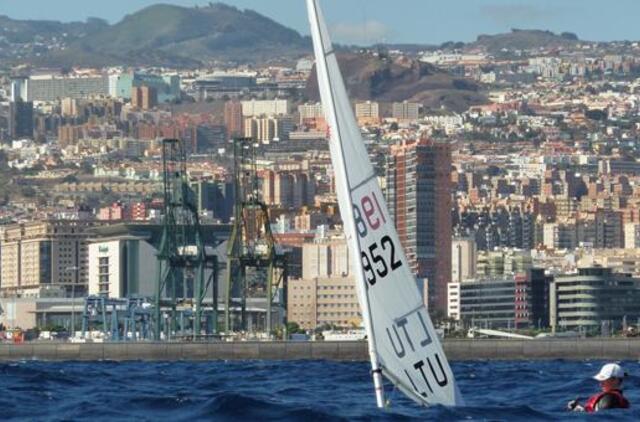 Buriuotoja Viktorija Andrulytė pasaulio taurės etape – tarp lyderių