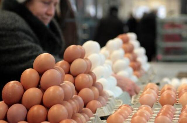 Kiaušinių kainos: pigiausias kainuoja 7 centus,  brangiausias - 5 kartus daugiau