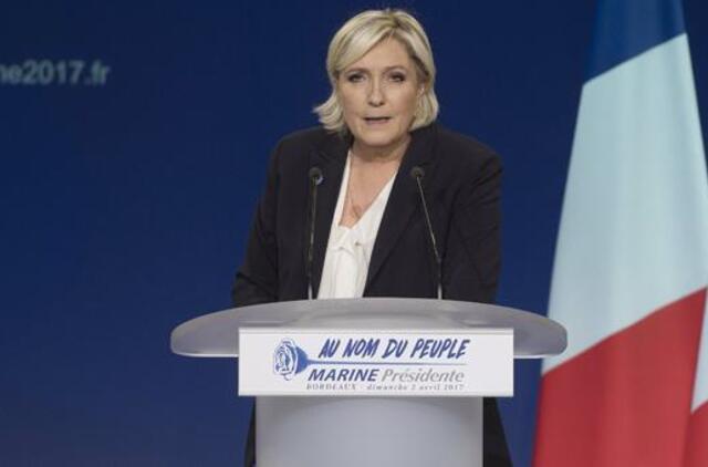 Prancūzija: Bordo mieste daugiau kaip tūkstantis žmonių surengė protesto akciją prieš Marin Le Pen mitingą