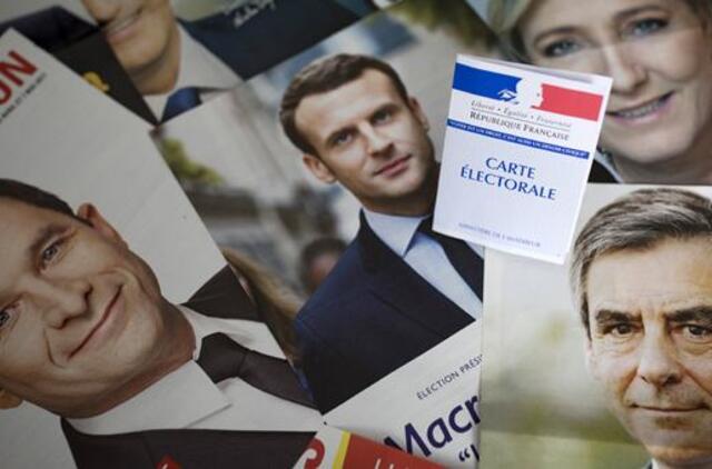 Prancūzijoje vyksta prezidento rinkimai